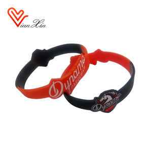 Anpassen Gedruckt logo glow in the dark silikon-armbänder - Product Image 4