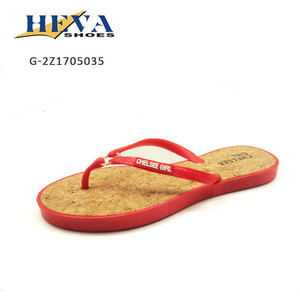 Selección multicolor dama suela corcho pu plantilla PVC Chanclas de verano zapatillas - Product Image 4