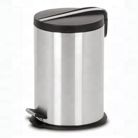 BX Group manufacture round step trash bin with plastic cover 5 litre, 30 litre