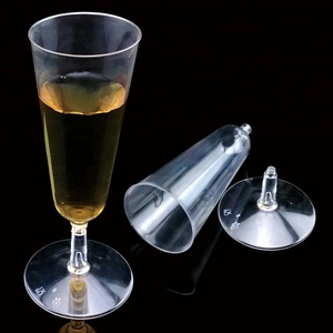Verres à vin jetables 2oz sans BPA, flûtes à <span class=keywords><strong>champagne</strong></span> en plastique avec design personnalisé - Product Image 3