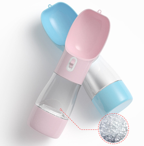 थोक कुत्ते पानी और खाद्य बोतल OEM लोगो पोर्टेबल आउटडोर यात्रा पीईटी बोतल - Product Image 1