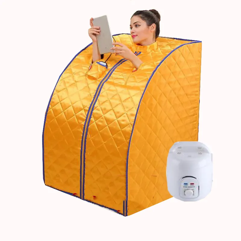 Mini portatile sauna a casa con vapore tenda