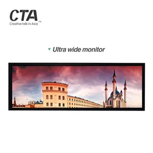 Ultra-wide 2k 4k lcd monitor display for bus advertising