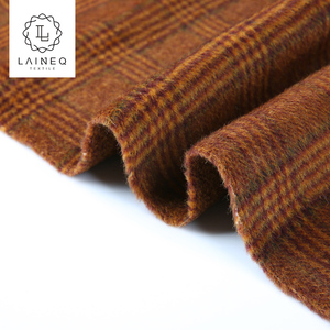 2018 custome conception plaid 100% mérinos laine <span class=keywords><strong>polaire</strong></span> tissu - Product Image 5