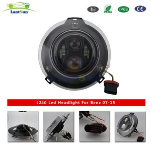 Lantsun J240 Noir 6000 k 75 w haute faible faisceau projecteur phare adapte G-Verre W463 G500 G350 G55 G63 AMG 07-15 - Product Image 2
