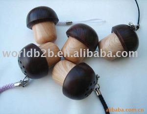Seta de madera portátil Mini <span class=keywords><strong>altavoz</strong></span> para ipo / <span class=keywords><strong>iphone</strong></span> - Product Image 1