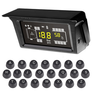 Phổ không dây DIY 6-8-12-16-20-22-26 cảm biến bên ngoài thời gian thực 188-200 PSI giám sát áp suất lốp hệ thống cho xe tải xe ô tô - Product Image 2