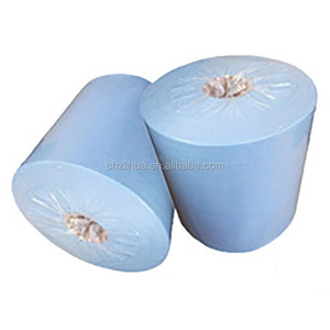 Lingettes bleues de nettoyage industriel, serviettes nettoyantes papier, robuste, pour magasin de travail - Product Image 3