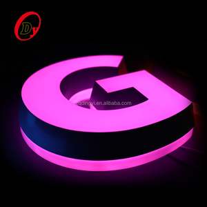 Fábrica profesional made luz metal publicidad <span class=keywords><strong>letras</strong></span> signos borde iluminado canal UL 3D LED luminoso carta - Product Image 2