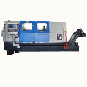 Taret canlı aracı CNC450T çift mili cnc torna