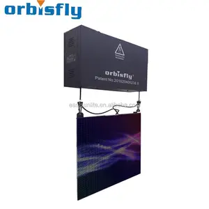 Orbisfly, tela cinética led, luzes de palco, visor de vídeo, painel cinético p3.9 rgb cores, centro comercial, decoração para hotel