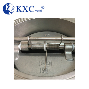 DN150 6 "SS304 cf8 cf8m kép tấm <span class=keywords><strong>Wafer</strong></span> kiểm tra van cho nước phương tiện truyền thông - Product Image 2