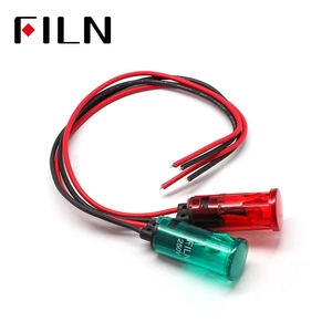 Luz Indicadora LED de Plástico <span class=keywords><strong>Flin</strong></span> de 12.5mm y 24v, Lámpara Indicadora LED Roja y Verde, Lámpara de Señalización LED - Product Image 6
