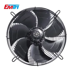 Dış ünite endüstriyel fanlar eksenel egzoz 4000 Cfm 630mm 300mm 450mm 400x400 220v havalandırma fan için soğuk depo Ac ünitesi