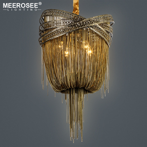 Lustre en aluminium italien MEEROSEE, luminaire en bronze, chaîne suspendue, <span class=keywords><strong>suspension</strong></span> à pampilles, lampe MD50086209 - Product Image 5