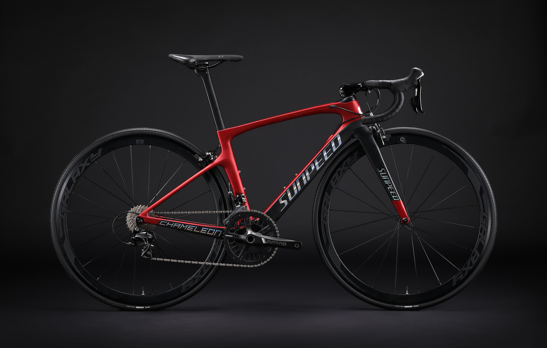サンピードフレーム Super Light Carbon Fiber Road Bicycle 22 Speed for Men OEM