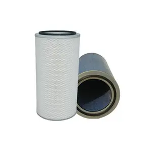Filtro de cartucho de colector de polvo de cilindro de filtración de aire Industrial
