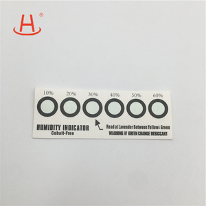 Sinh thái thân thiện 3 <span class=keywords><strong>dots</strong></span> <span class=keywords><strong>pcb</strong></span> Thẻ Chỉ Số độ ẩm từ màu hồng sang màu vàng - Product Image 4