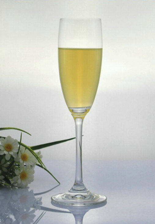 KCP-004 Best Gift Glassware Collection Lead Free Crystal Champagne Flutes Glasses 7.5-Ounce