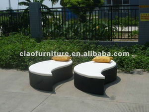 Audu rattan queen barato outdoor patio diván - Product Image 3