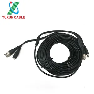 YUXUN Kabel Ekstensi Kamera DSLR Hill, Kabel CCTV RG59 BNC DC