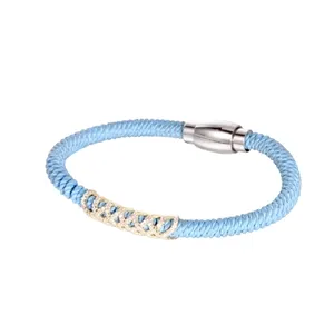 Zaffiro all'ingrosso e 12 colori atacado magnetico coppia stingray braccialetti fatti a mano fai da te accessorio in rilievo per bambini, signore