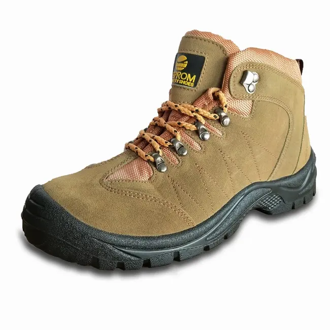 YULAN SS314 Superior quality Suede leather steel toe industrial safety shoes