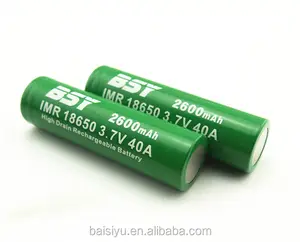 Лучшие продажи IMR 18650 segway аккумулятор BSY 18650 3.7 В литий-ионная аккумуляторная батарея 18650 2600 мАч аккумулятор