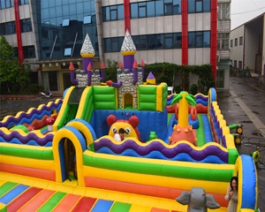 Tamaño personalizado 20*12 gigante inflable <span class=keywords><strong>de</strong></span> dibujos animados <span class=keywords><strong>castillo</strong></span> con tobogán <span class=keywords><strong>de</strong></span> trampolín y escalada en roca. - Product Image 4