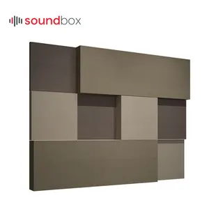 Alta densidad de panel de pared acústico de sistema de diseño de sonido Paneles para paredes