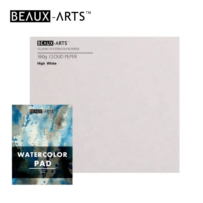 300G गर्म बेच A4 पानी के रंग का कागज किताब पैड के लिए ड्राइंग पैड पानी के रंग का पेंट कला की आपूर्ति