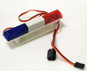 Nitro RC Modell auto Nacht blitz Helles LED-Licht 360-Grad-Drehung ROT & BLU für RC Car Truck Toy - Product Image 1