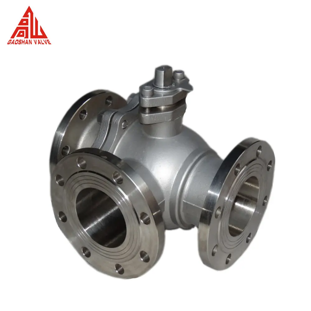 Stainless Steel 6 Inch 3 Way Valve Ball Valve