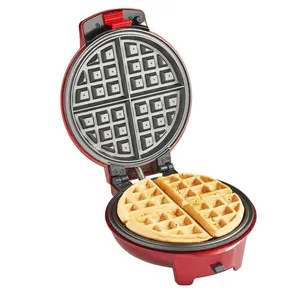 Sandviç ve waffle makinesi kalp şekli ayrılabilir kahvaltı 7 in 1 waffle makinesi makinesi