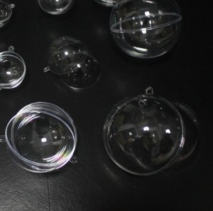 Grande transparente plástico hueco decorar hecha a mano bola <span class=keywords><strong>de</strong></span> <span class=keywords><strong>Navidad</strong></span> - Product Image 2