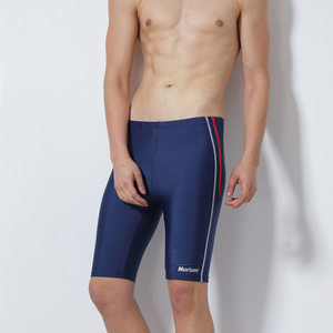 Logo Half Swimming Trunks Photos Swim Trunk Square Leg Swimwear Mens - Product Image 3