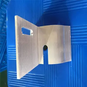 customize cnc machining precision aluminum profile fabrication with anodized