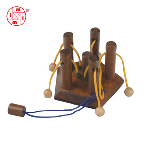 Lồng Vào Nhau Vòng Câu Đố Kim Loại Với Giải Pháp Nhẫn - Product Image 4