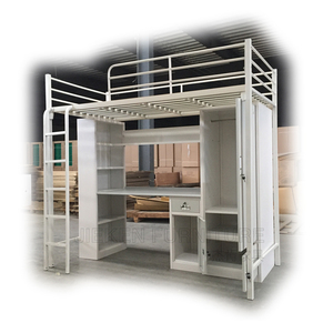 Cama Litera de Metal Resistente de <span class=keywords><strong>Segunda</strong></span> <span class=keywords><strong>Mano</strong></span> para Dormitorio Universitario - Product Image 4