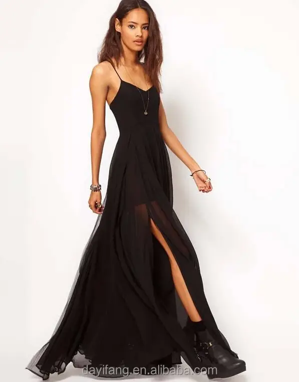 Черное длинное платье, Клубное платье, сексуальные шифоновые длинные платья с открытой спиной для вечеринки