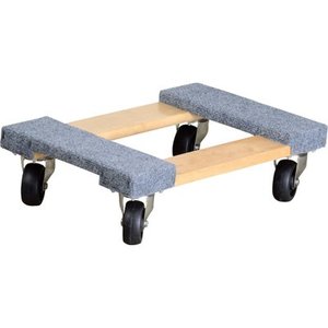 Meubles en bois 4 roues chariot en bois mobile - Product Image 1