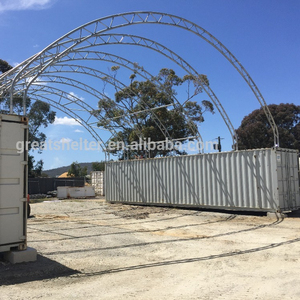 Refugio <span class=keywords><strong>de</strong></span> contenedores <span class=keywords><strong>de</strong></span> toldo <span class=keywords><strong>de</strong></span> acero industrial grande resistente para almacenes - Product Image 2