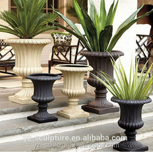 Latón/bronce flor olla para la decoración del jardín - Product Image 6