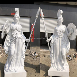 <span class=keywords><strong>Escultura</strong></span> de Fibra de Vidrio de la Figura Mitológica Griega de <span class=keywords><strong>Atenea</strong></span>, Tamaño Grande, en Existencia, para la Venta - Product Image 2