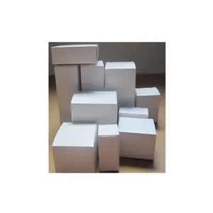 Customized Product Packaging Small White Box Packaging Plain White Paper Box White Cardboard Box