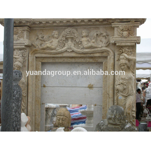 Piedra antigua tallada personalizado chimenea <span class=keywords><strong>de</strong></span> mármol/repisa - Product Image 3