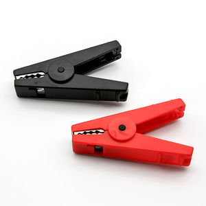 Pince crocodile populaire 50 A, entièrement isolée, en plastique, sécurisée, pour <span class=keywords><strong>batterie</strong></span> et câble - Product Image 5