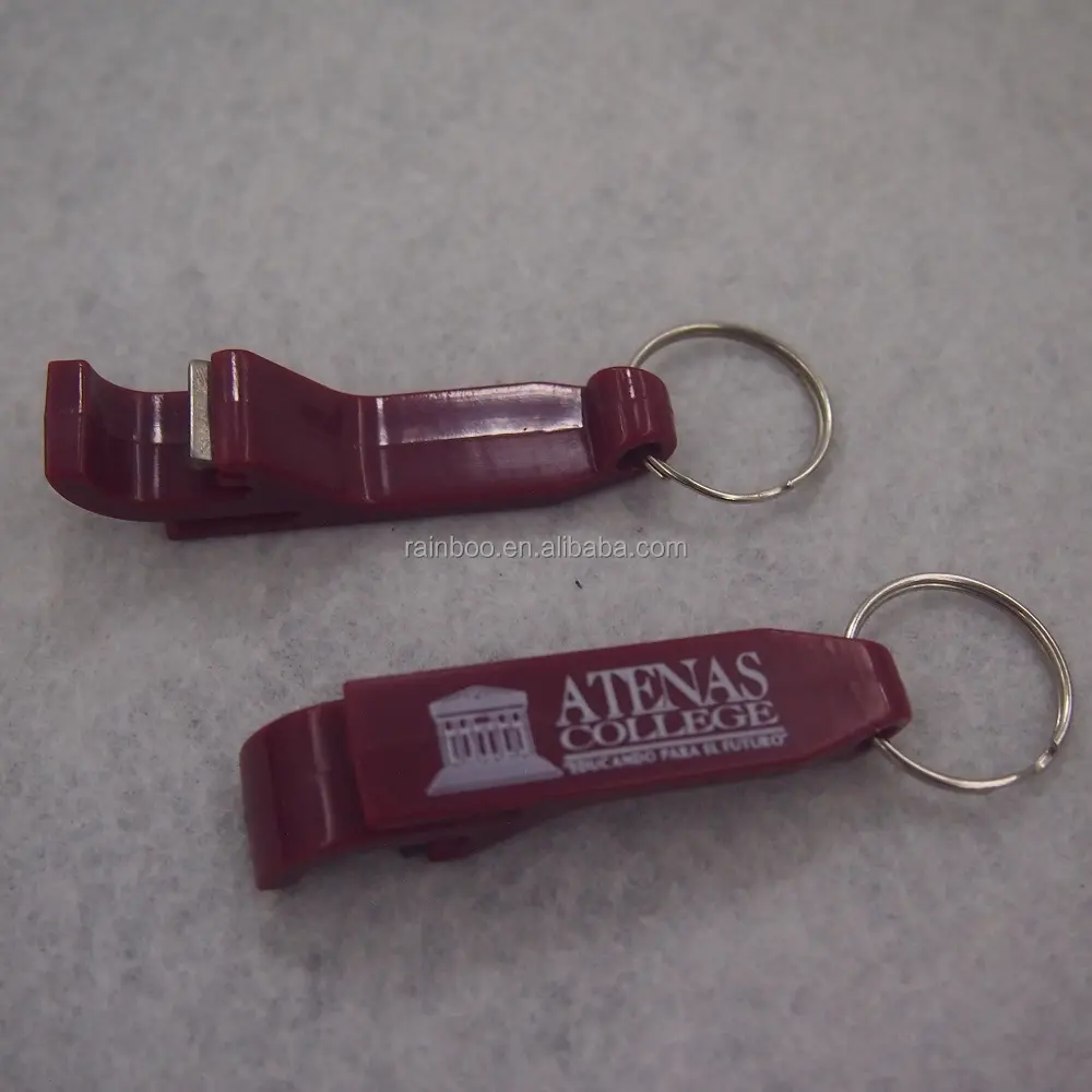 Logo In Giá Rẻ Nhựa Bia Keychain Mở Chai Cho Khuyến Mãi