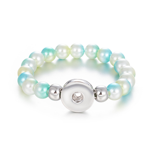 R.Gem. Trang Sức Phong Cách Châu Âu Trang Sức Hoán Đổi Cho Nhau Chất Liệu Hợp Kim <span class=keywords><strong>18Mm</strong></span> Snap Nút Bracelet - Product Image 2