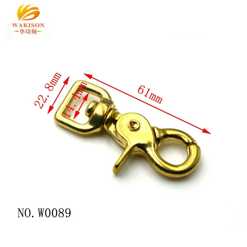 Đồng Thau Rắn Chó Snap Hook